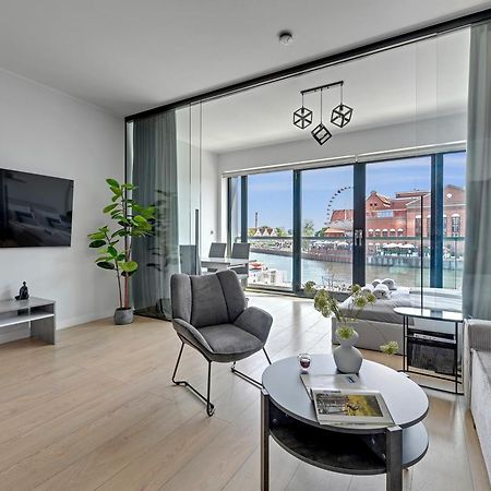 Symfonia Amazing River View Apartment By Downtown Apartments Gdansk Exterior foto